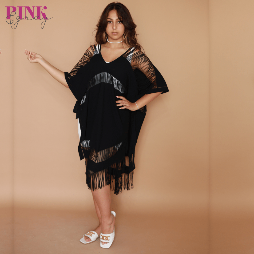 Cache-maillot papillon