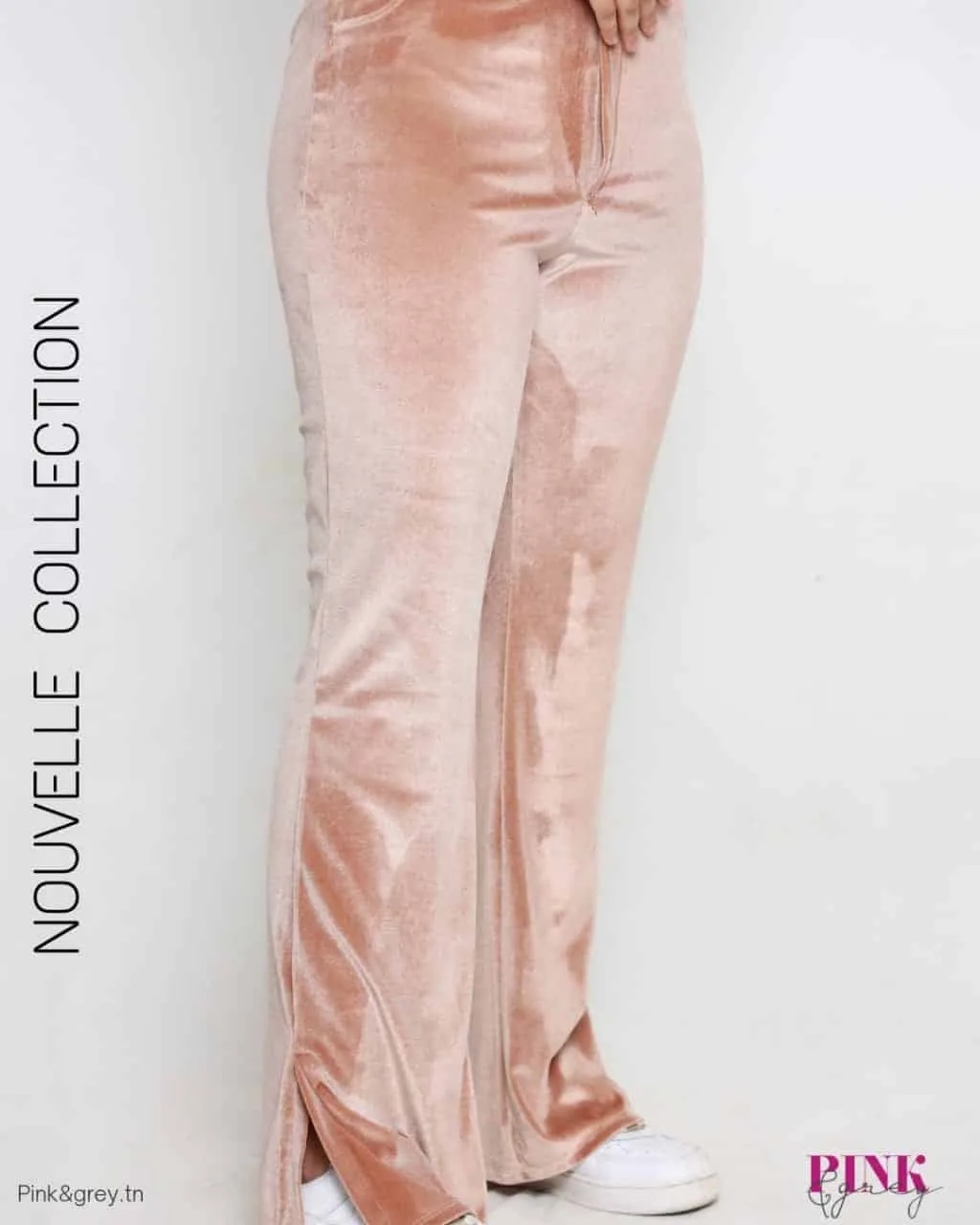 Pantalon large en velours — vue 3