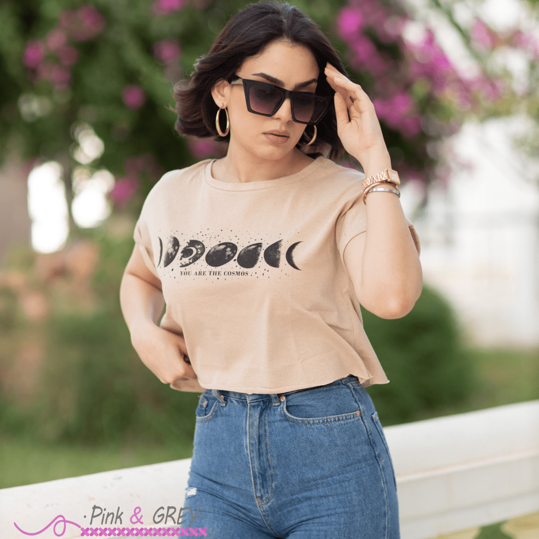 T-shirt court oversize -